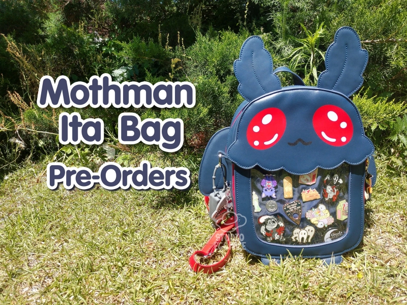 PREORDER!!! Mothman Ita Bag (Mini Backpack) - Est. Shipping Date DECEMBER 2025 (Read Description)
