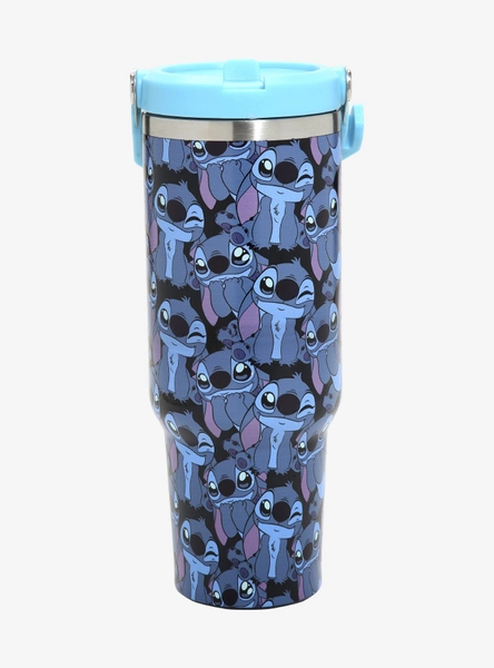 Disney Stitch Collage Stainless Steel Travel Cup