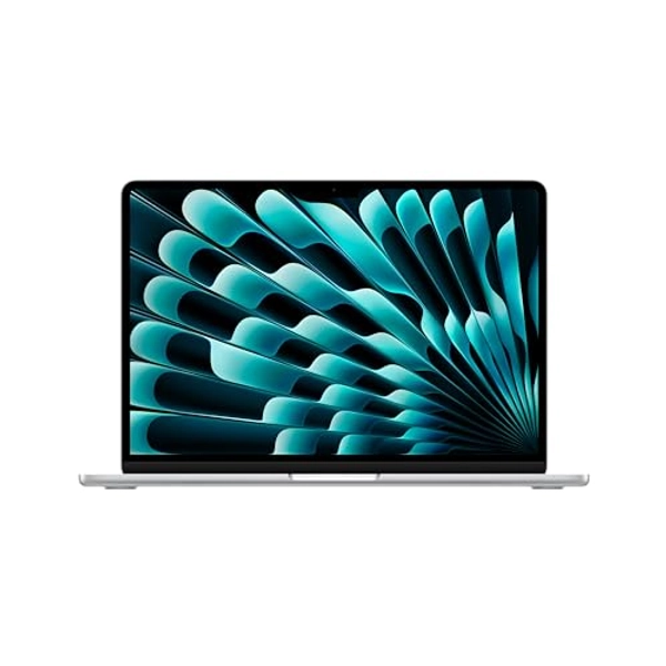 Apple laptop MacBook Air 13" con chip M3 (2024): display Liquid Retina 13,6", memoria unificata 8GB, archiviazione SSD 512GB, videocamera FaceTime HD 1080p, Touch ID; Argento