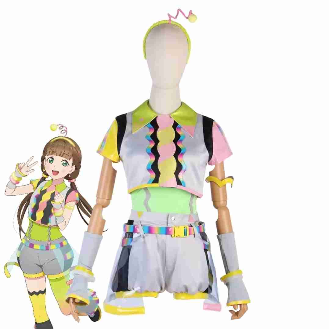Costumes de cosplay personnalisés Anime, Love Live, Smile Star, Veella, Vitamin Shutter, ER, Shibuya, Oke on Tang, Keke, Hazuki, Ren, Heanna Sumire - AliExpress 200000532