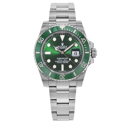 Rolex Submariner "Hulk" Green Dial Men's Luxury Watch M116610LV-0002