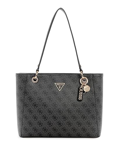 GUESS Noelle Small Noel Tote - One Size - Coal Logo