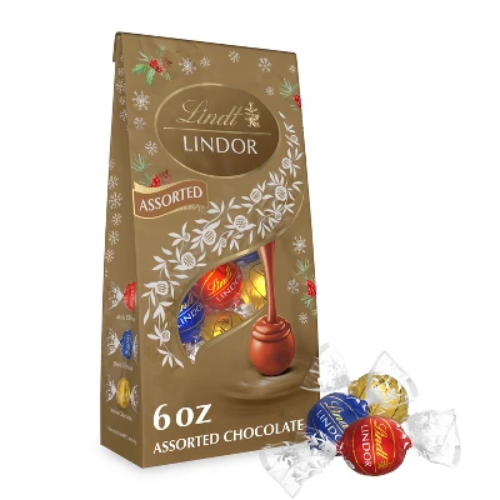 Lindt LINDOR Assorted Chocolate Candy Truffles  - 6oz