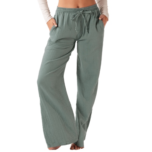 Sage Cotton Cabana Pants | Small
