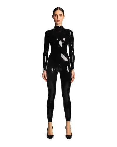 Latex catsuit 