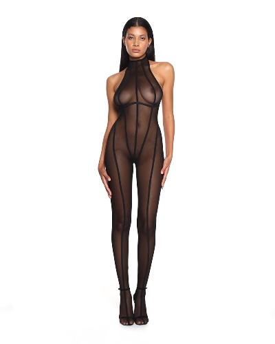 Bodysuit "Nox" | Black / Custom size / 160-175
