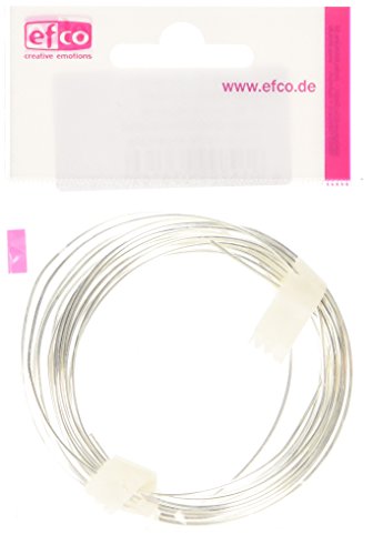 EFCO - Kupferdraht 1,00 mm 4 m versilbert Verkaufseinheit = 1 Be