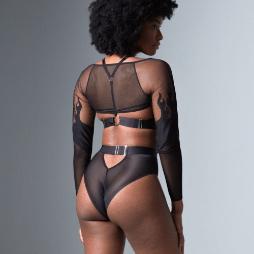 Smokin Mirrors Shrug | Black / S