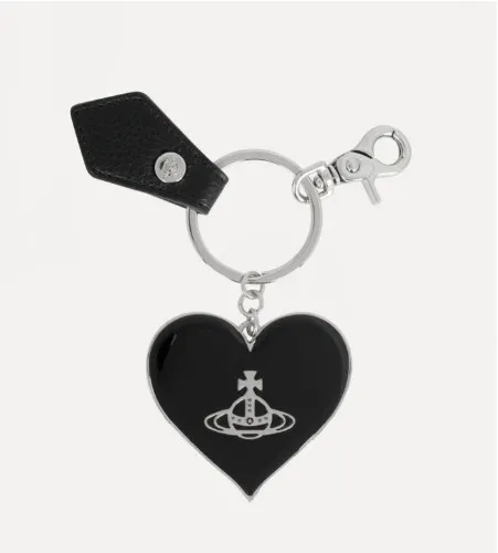 Mirror Heart Orb Keyring
