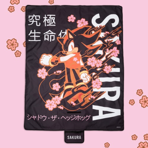 SEGA Sakura Range - Shadow the Hedgehog Black Picnic Blanket | Default Title
