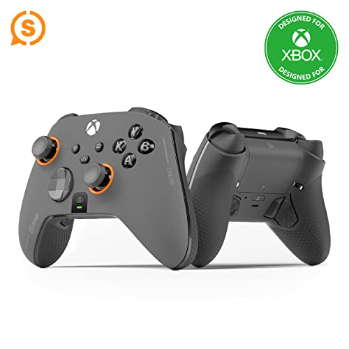SCUF Instinct Pro Performance Series Wireless Xbox Controller - Remappable Back Paddles - Instant Triggers - Xbox Series X|S, Xbox One, PC and Mobile - Steel Gray - Steel Gray