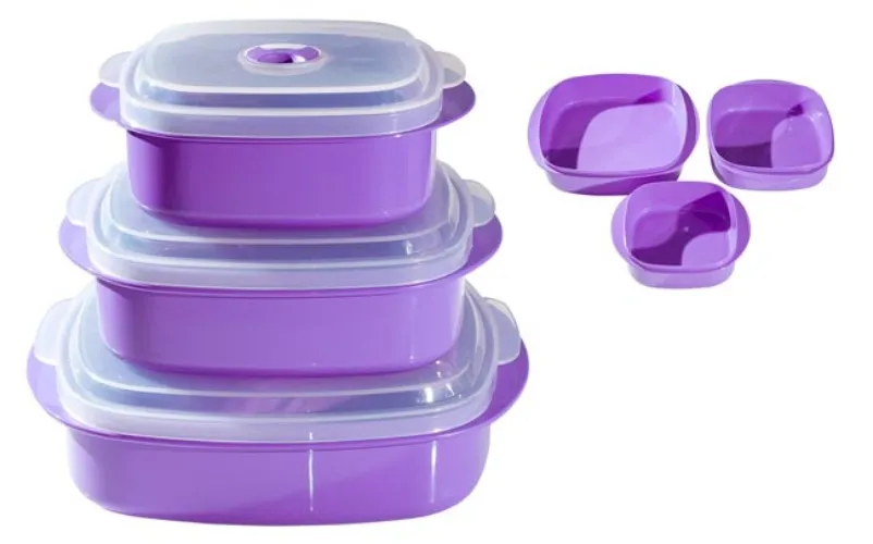 Purple Microwaveable Bowls