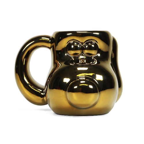 24 Karat Solid Gold Gromit Mug