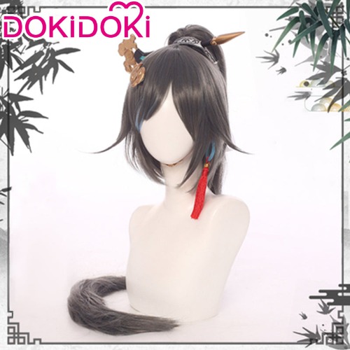 DokiDoki-R Game Honkai Impact 3rd Cosplay Fu Hua Costume / Wig / Shoe Cover Fuhua Azure Empyrea | Wig only