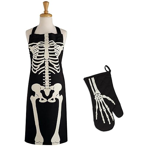 Skellechef Apron & Oven Mitt Set