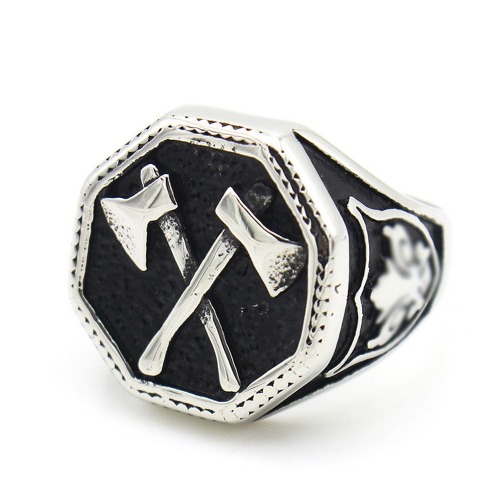 Viking Double Axe Ring - 14