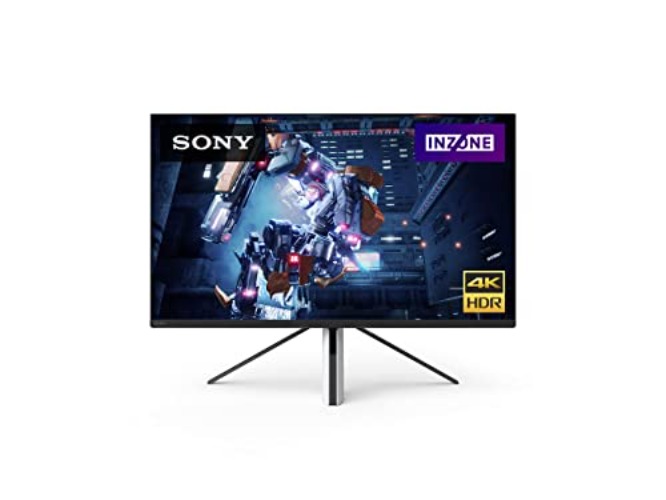 Sony 27” INZONE M9 4K HDR 144Hz HDMI 2.1 Gaming Monitor with Full Array Local Dimming and NVIDIA G-SYNC - White - M9 Gaming Monitor