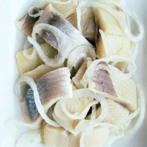 Pickled Herring with Onions
