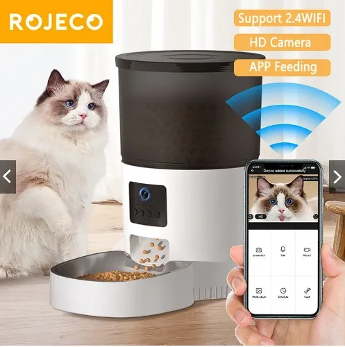 Automatic Cat/Dog Feeder With Camera