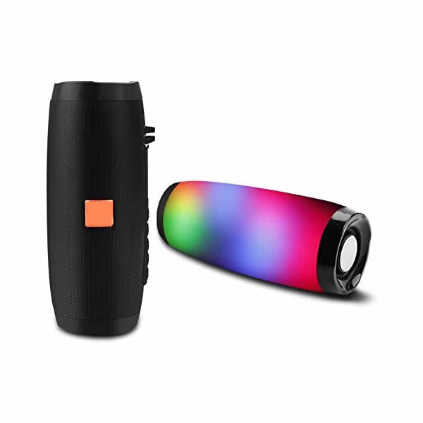 Rainbow LED Bluetooth Speakers In Vibrant Colors - BLACK