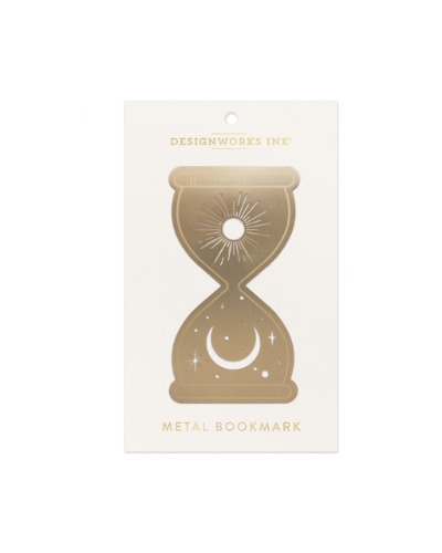 Metal Bookmark - Hourglass