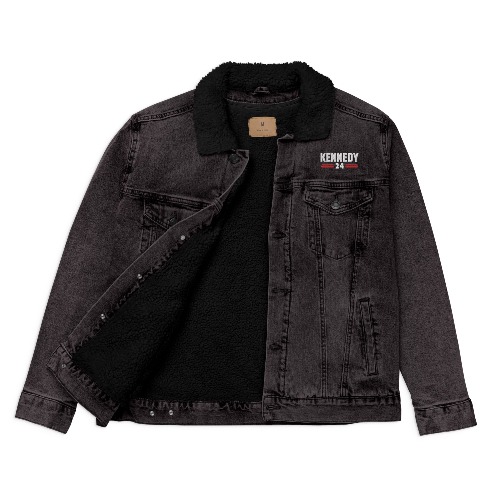 Kennedy Classic Denim Sherpa Jacket | Black Denim / 3XL