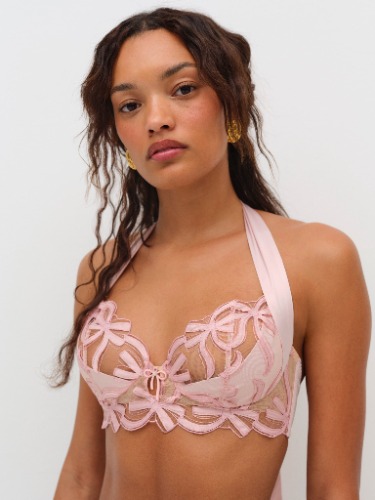 Hallie Underwire Bra — Pink