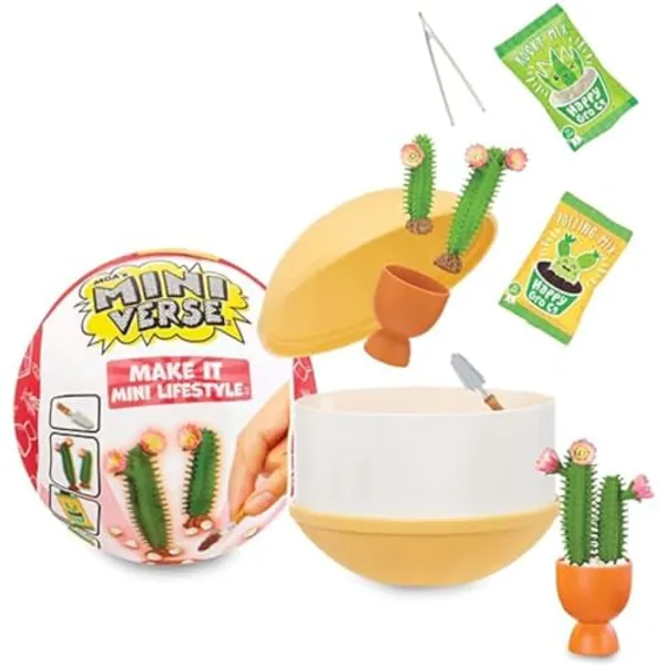 MGA Entertainment Make It Mini Lifestyle Series 1 Mini Collectibles - MGA's Miniverse, Mystery Blind Packaging, DIY, Resin Play, Replica Items, Collectors, 8+