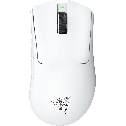 Razer DeathAdder V3 Pro, Lightweight Wireless Ergonomic Esports Mouse (64g Lightweight Design, Focus Pro 30K Optical Sensor, Mouse Switches Gen-3, HyperSpeed Wireless) White