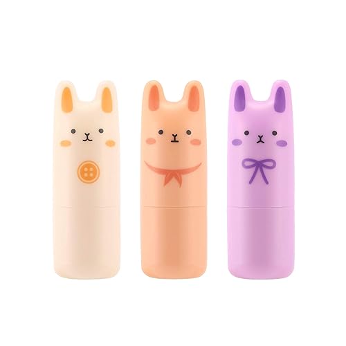 TONYMOLY Pocket Bunny Bar Women Perfume Stick, Easter Basket Stuffer, Fragrance Solid Stick Perfume for Women, Travel Size - Assortment (01, 02, 03)