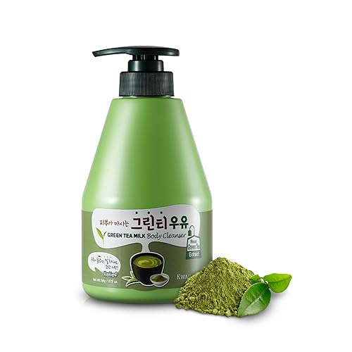 WELCOS KWAILNARA Green Tea Milk Body Wash – Korean Body Wash with Green Tea Extract for Revitalized Skin 560 g / 19.75 oz. - Green Tea