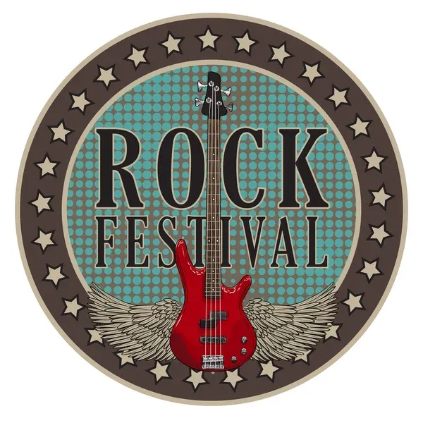 Entrance ticket to the rock festival