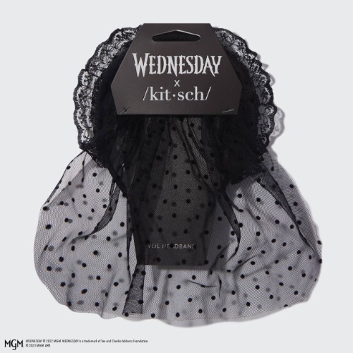 Wednesday x Kitsch Goth Veil Headband | NC / OS