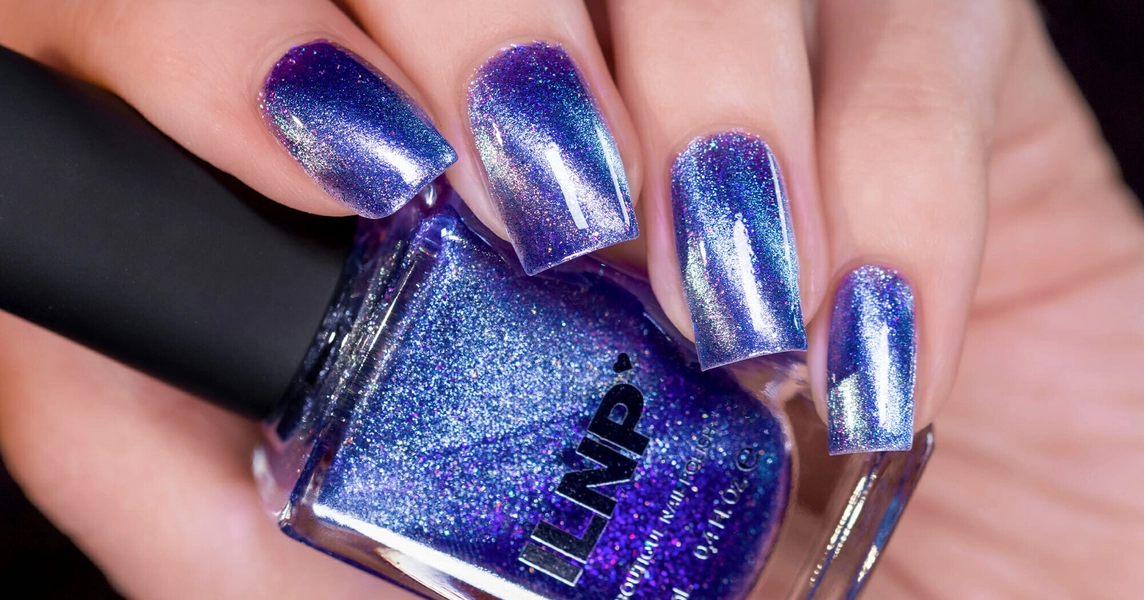 ILNP Shooting Star - Icy Blue Magnetic Shimmer Nail Polish