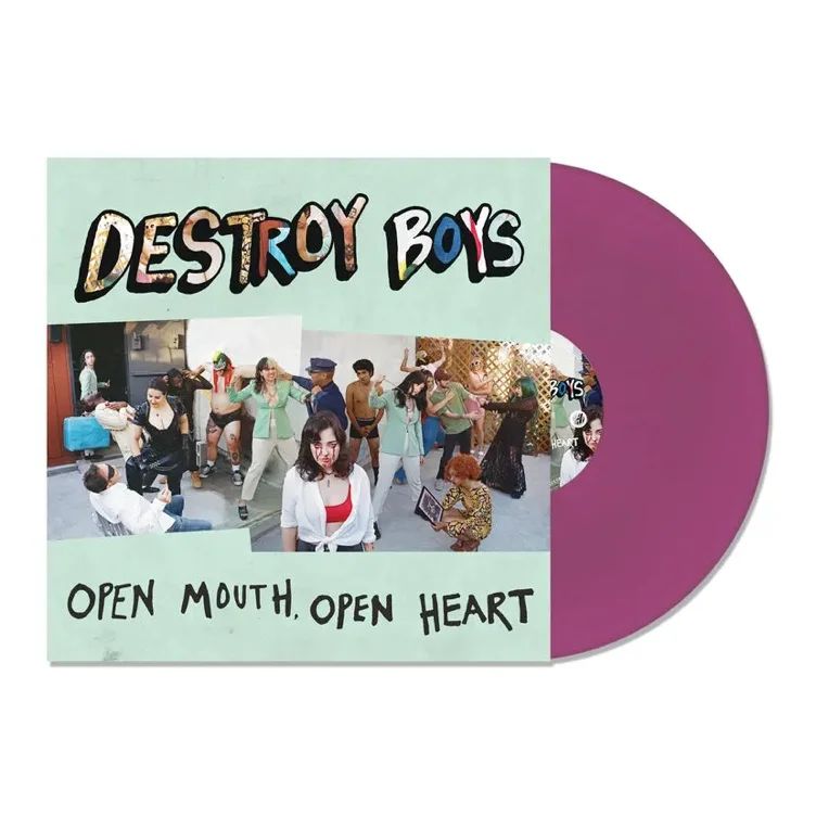 Spotify - Destroy Boys 'Open Mouth, Open Heart' Purple VINYL LP