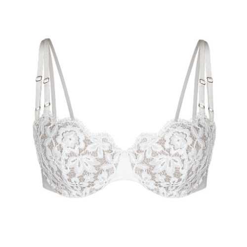 Frisson Balconette Bra Crystal - 36D / Crystal