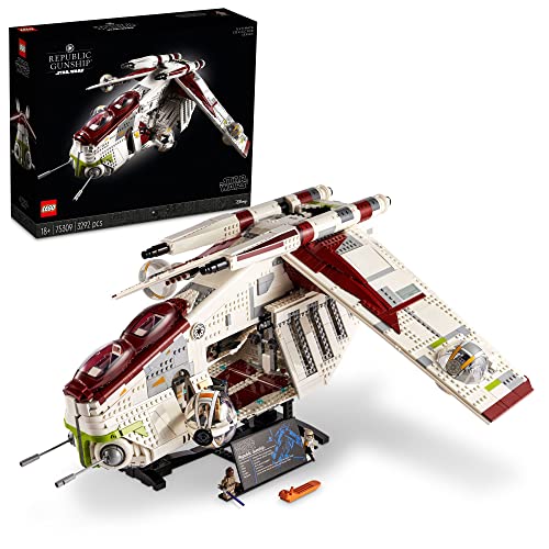 Lego Star Wars Republic Gunship 75309 UCS Display Model Kit for Adults to Build, Ultimate Collector Series, Office or Home Decor Gift Idea - Frustration-Free Packaging