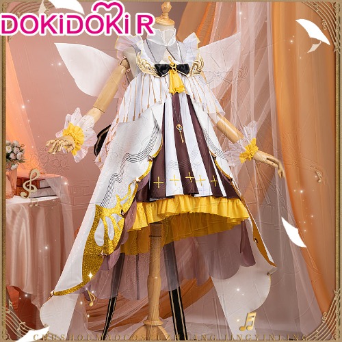 DokiDoki-R VOCALOID Cosplay Kagamine Rin Cosplay Costume | L
