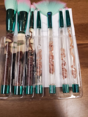 Octopus Makeup Brushes - Silver