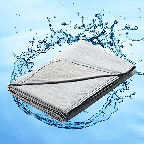 Cooling Blanket,Latest Arc-Chill Cool-to-Touch Technology - Grey - 79" X 86"