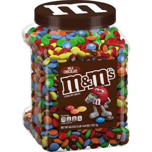 M&M'S Milk Chocolate Candy 62 Oz, 62 ounces - 
