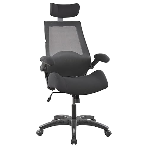 BOLISS 400lbs High Back Ergonomic Mesh Computer Office Desk Chair with Super Soft Adjustable Arms Molded Foam Seat Lumbar Support(Black) - Black - Eclectic