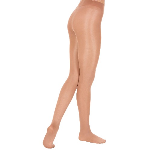 Eurotard 211 Womens Footed Shimmer Tights with Soft Knit Waistband by EuroSkins - Small