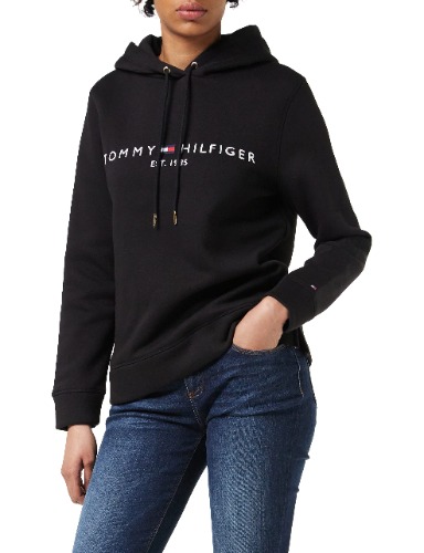 Tommy Hilfiger Sudadera con Capucha para Mujer Heritage Hilfiger Hoodie Ls con Capucha