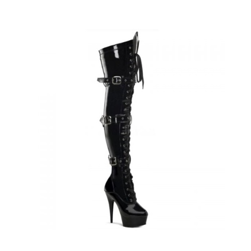Overknee boots black