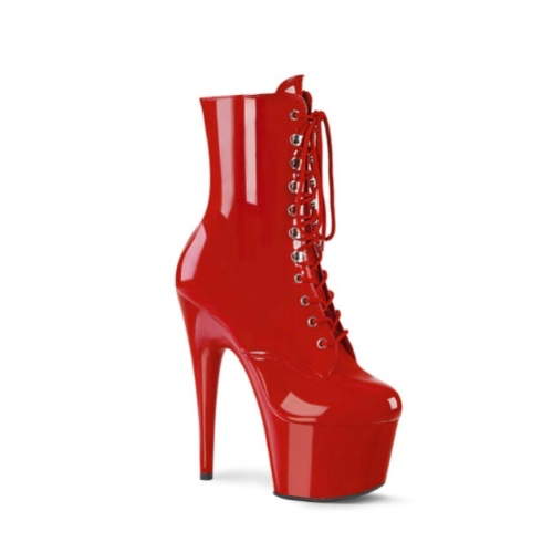 Low boots red