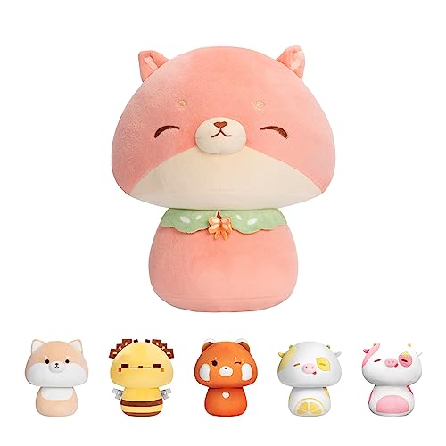 Capybara Avocado Plüschkissen – Kuscheliges Spielzeug, 35 Cm, Grün & Braun