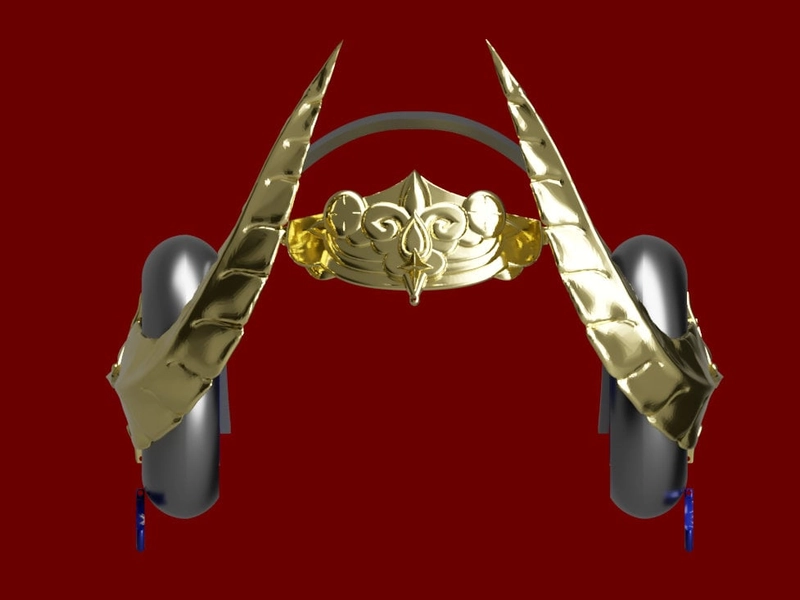 Fire Emblem Three Houses Edelgard headdress Model