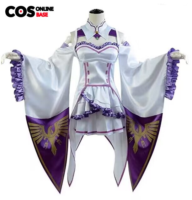 Re Zero Emilia Cosplay Costume