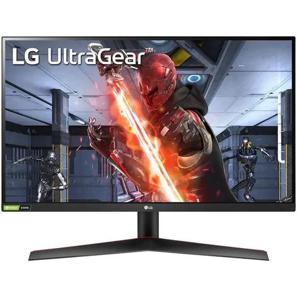 LG 27GN800-B Ultragear Gaming Monitor 27 inch QHD (2560 x 1440) IPS Display, IPS 1ms (GtG) Response Time, 144Hz Refresh Rate, NVIDIA G-SYNC Compatible, AMD FreeSync Premium, Black - 